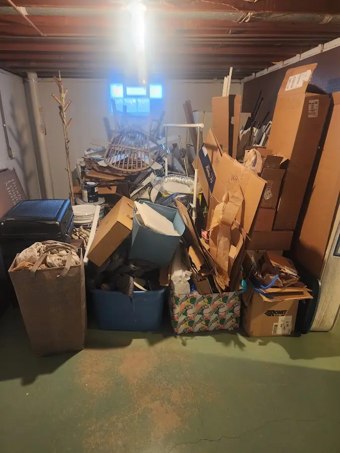 Roll-off dumpster container at job site for Concrete Dumpster Rental in Seagoville